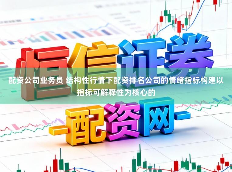 配资公司业务员 结构性行情下配资排名公司的情绪指标构建以指标可解释性为核心的