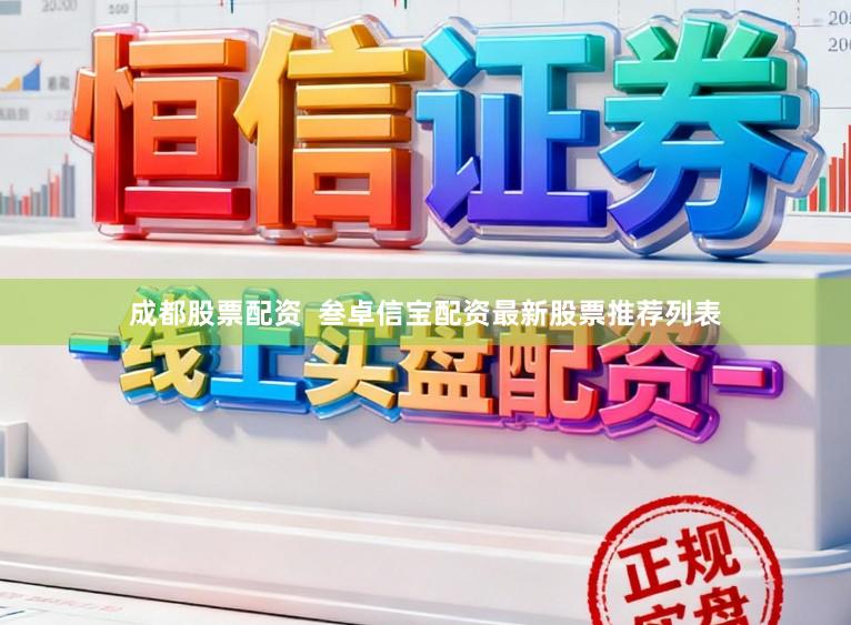 成都股票配资  叁卓信宝配资最新股票推荐列表
