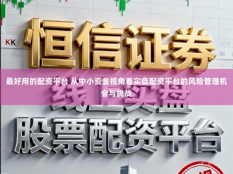 最好用的配资平台 从中小资金视角看实盘配资平台的风险管理机会与挑战